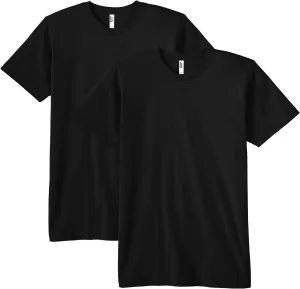 American Apparel Fine Jersey T-Shirt, Style G2001, Multipack
