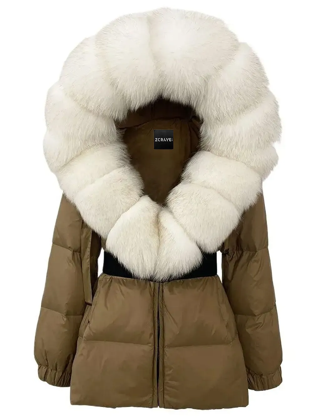 CENTRO Hooded Down Jacket