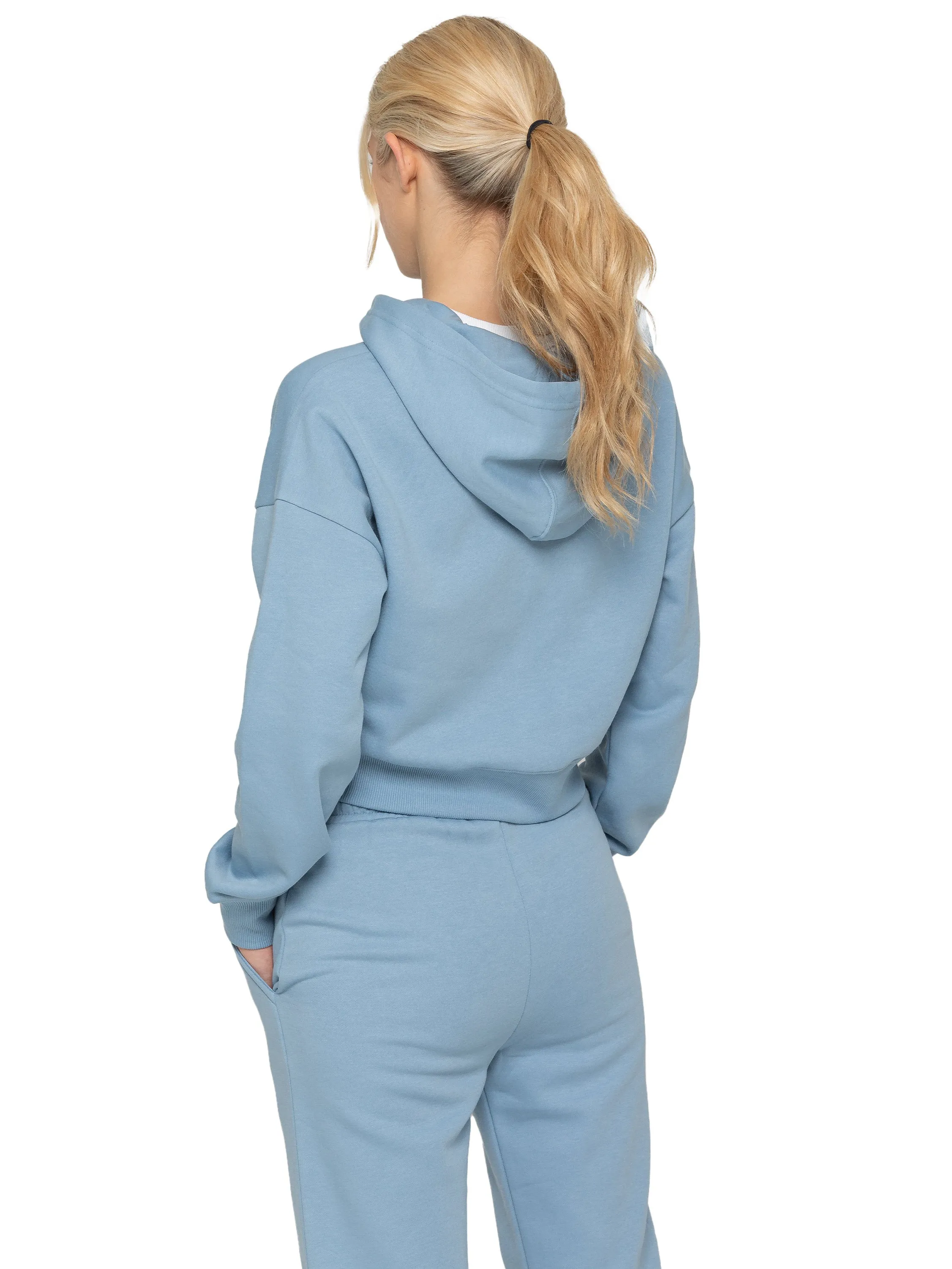 Enzo | Womens Cropped Zipped Hoodie