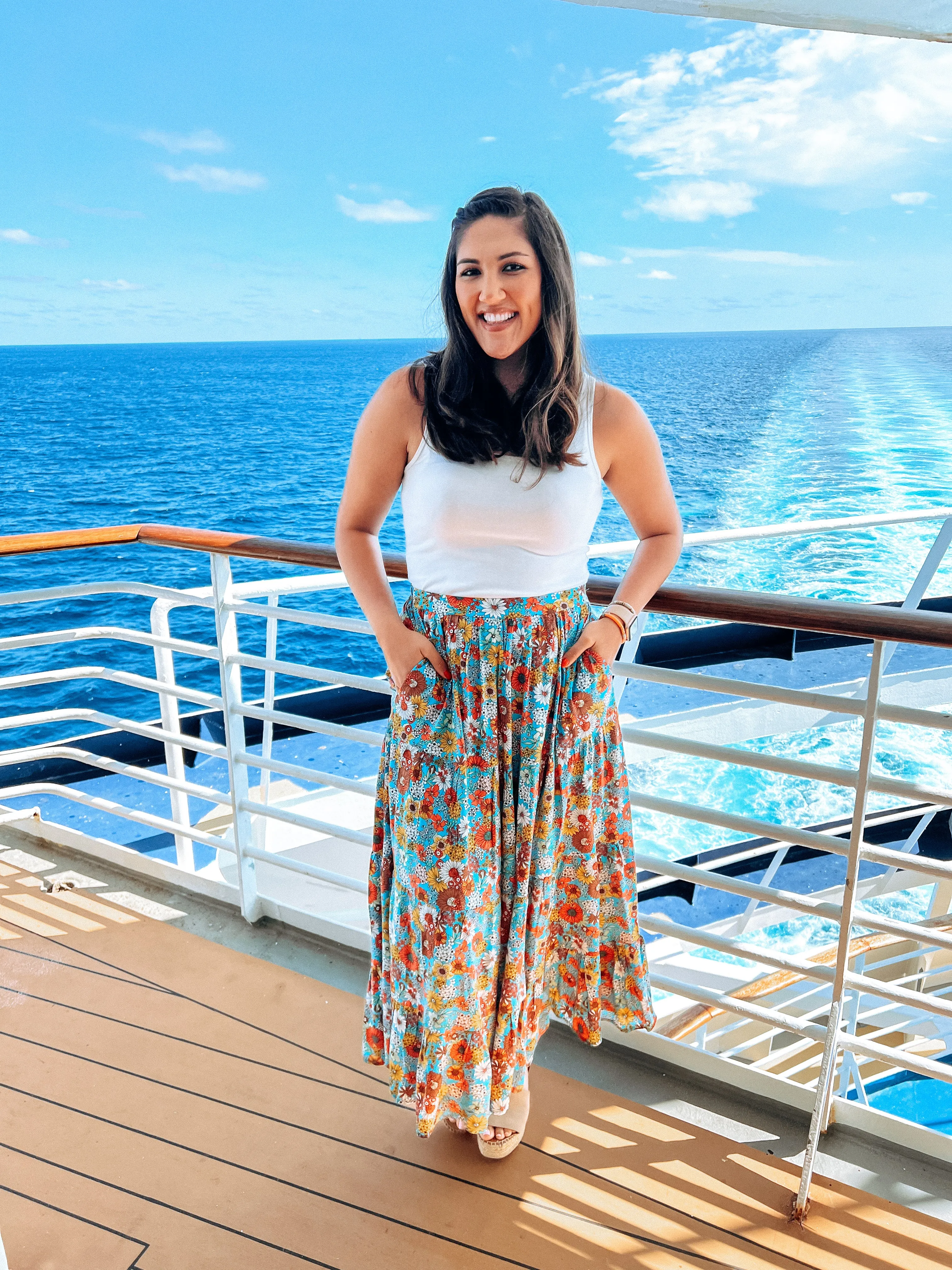Fiona Flowy Floral Skirt