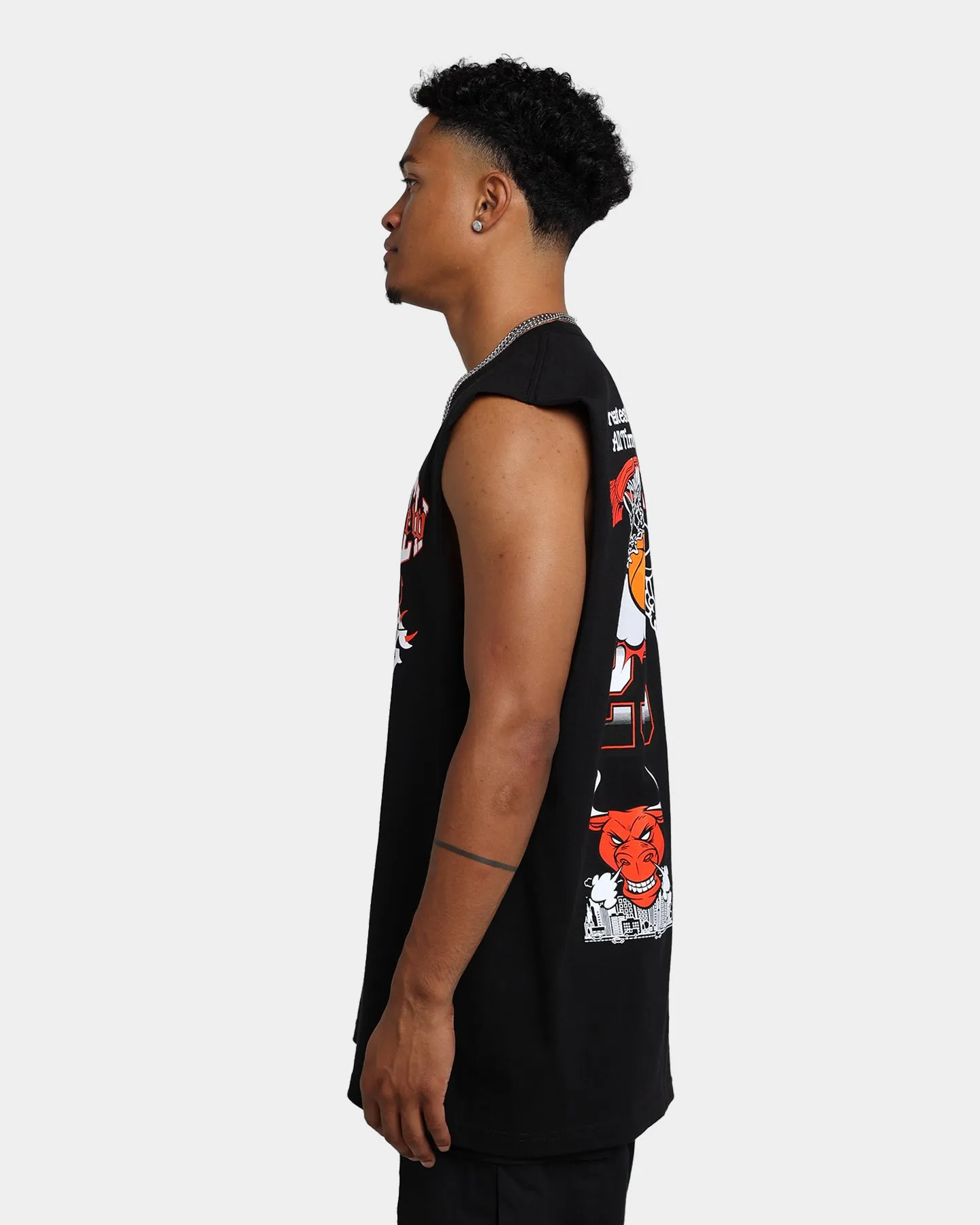 Goat Crew Windy City Muscle T-Shirt Black