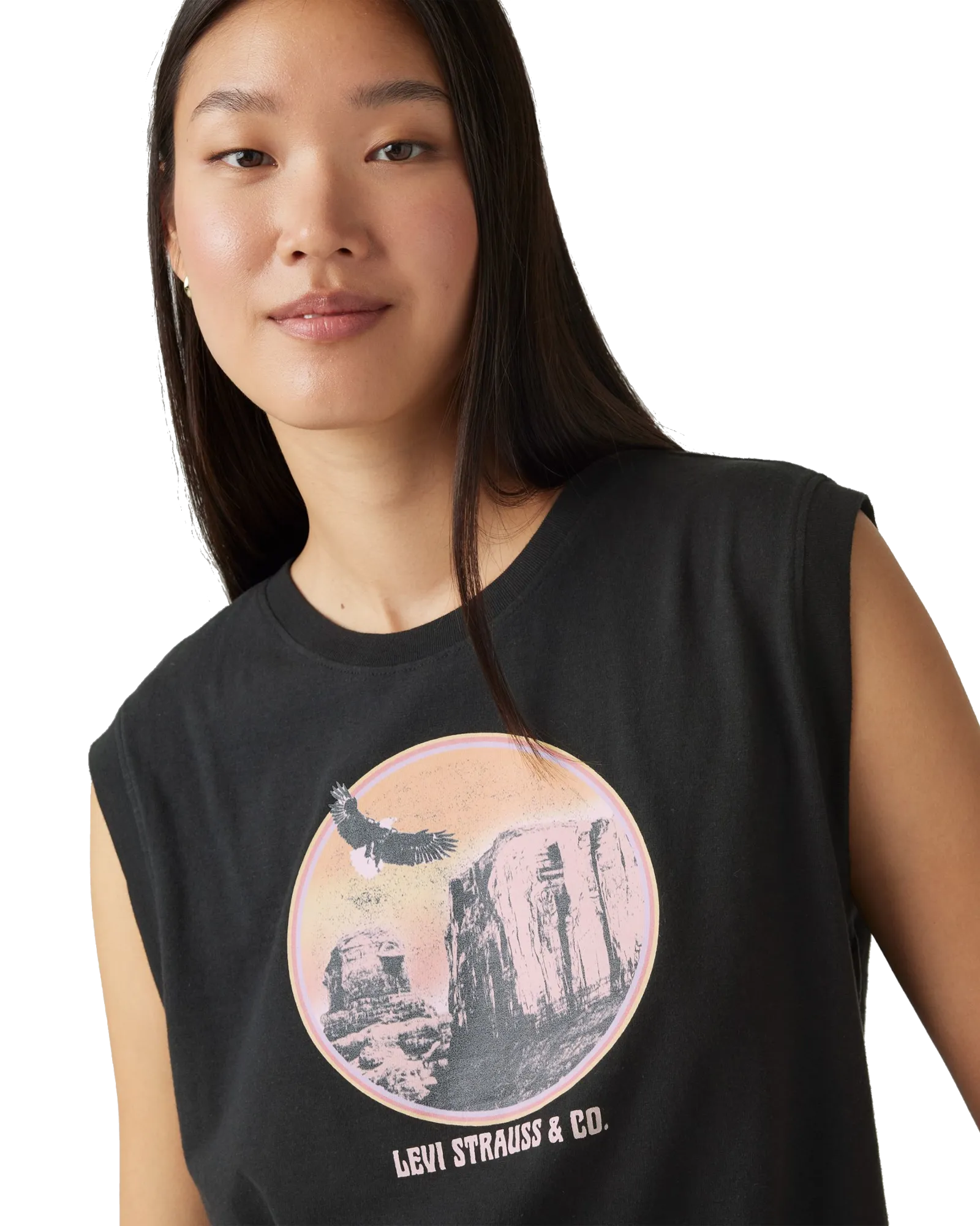 Graphic Boxy T-Shirt in Anthracite