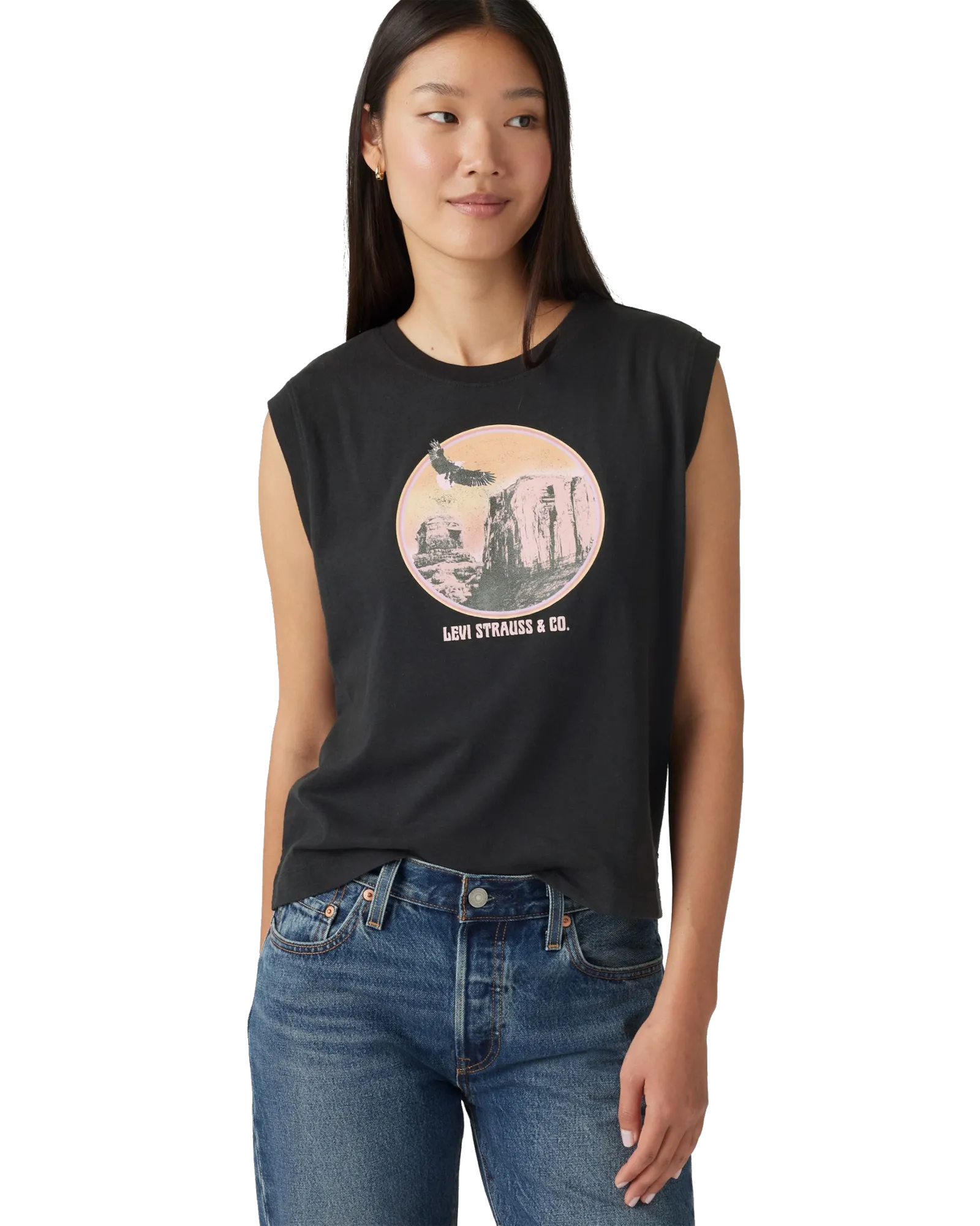 Graphic Boxy T-Shirt in Anthracite