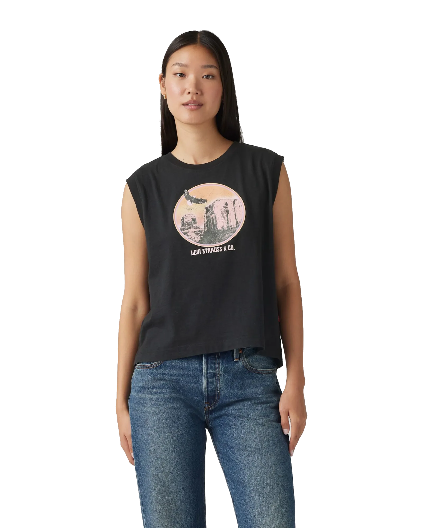 Graphic Boxy T-Shirt in Anthracite