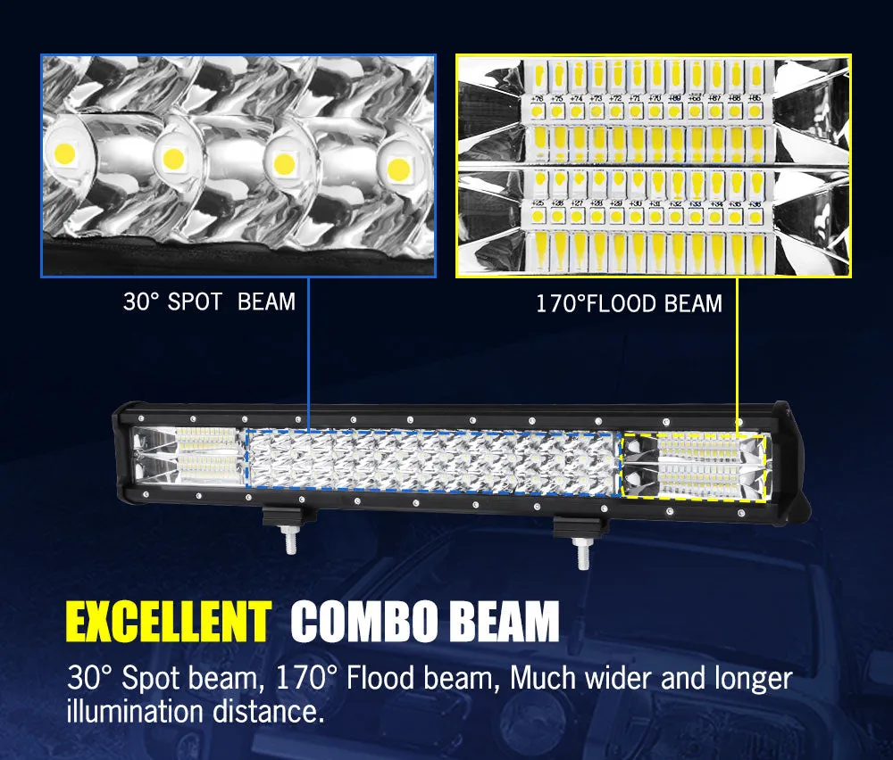 Lightfox 20inch Led Light Bar 1 Lux @ 480M IP68 8,950 Lumens