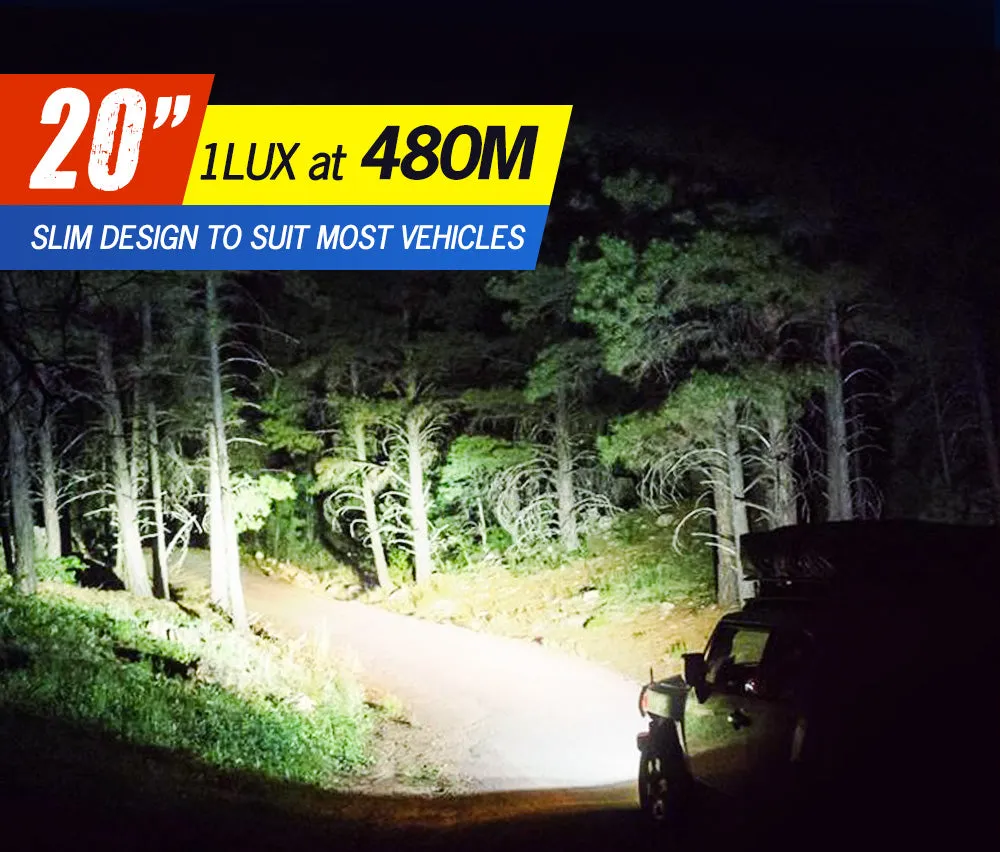 Lightfox 20inch Led Light Bar 1 Lux @ 480M IP68 8,950 Lumens