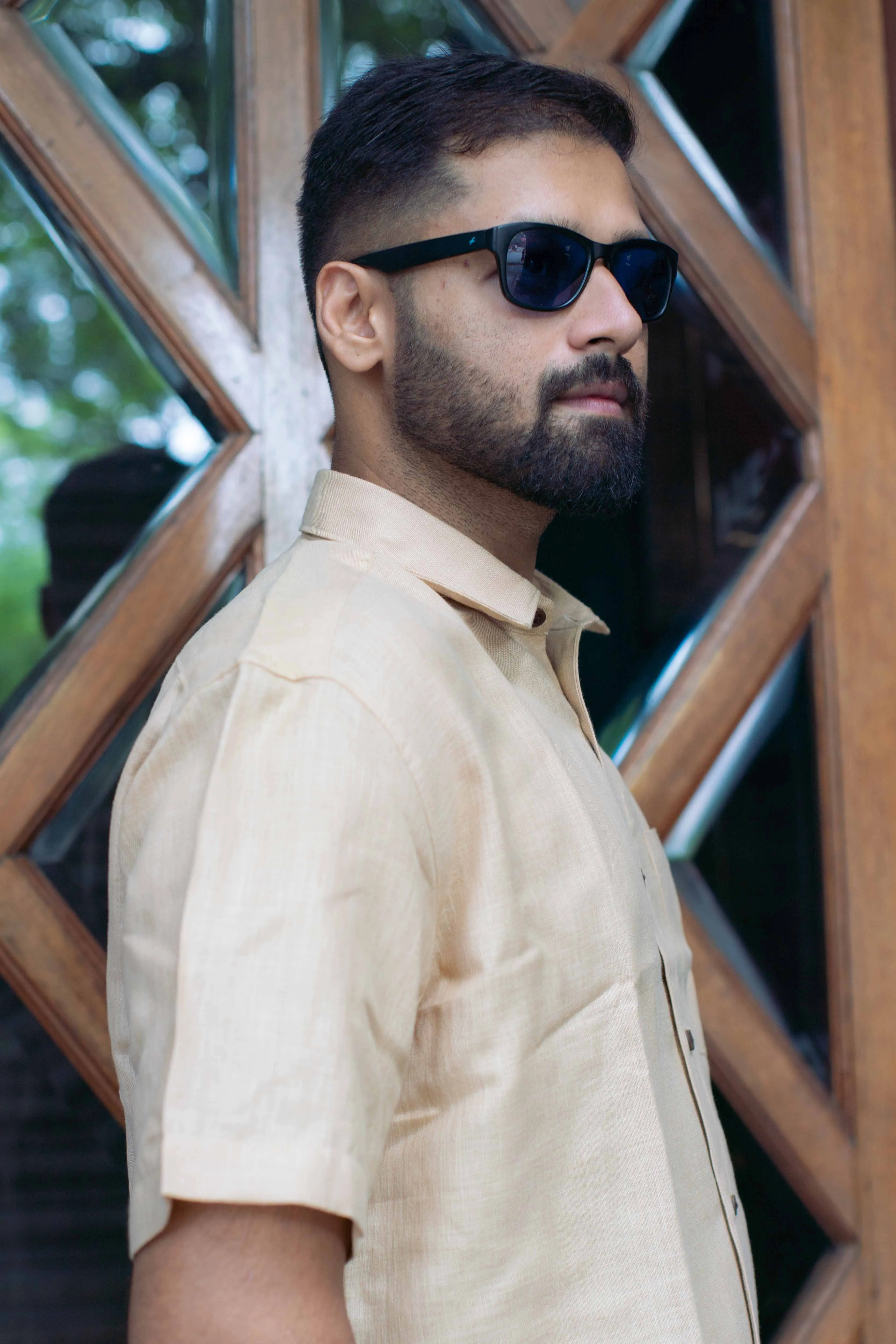 Linen Shirt - Half Sleeve