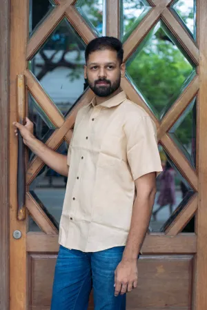 Linen Shirt - Half Sleeve