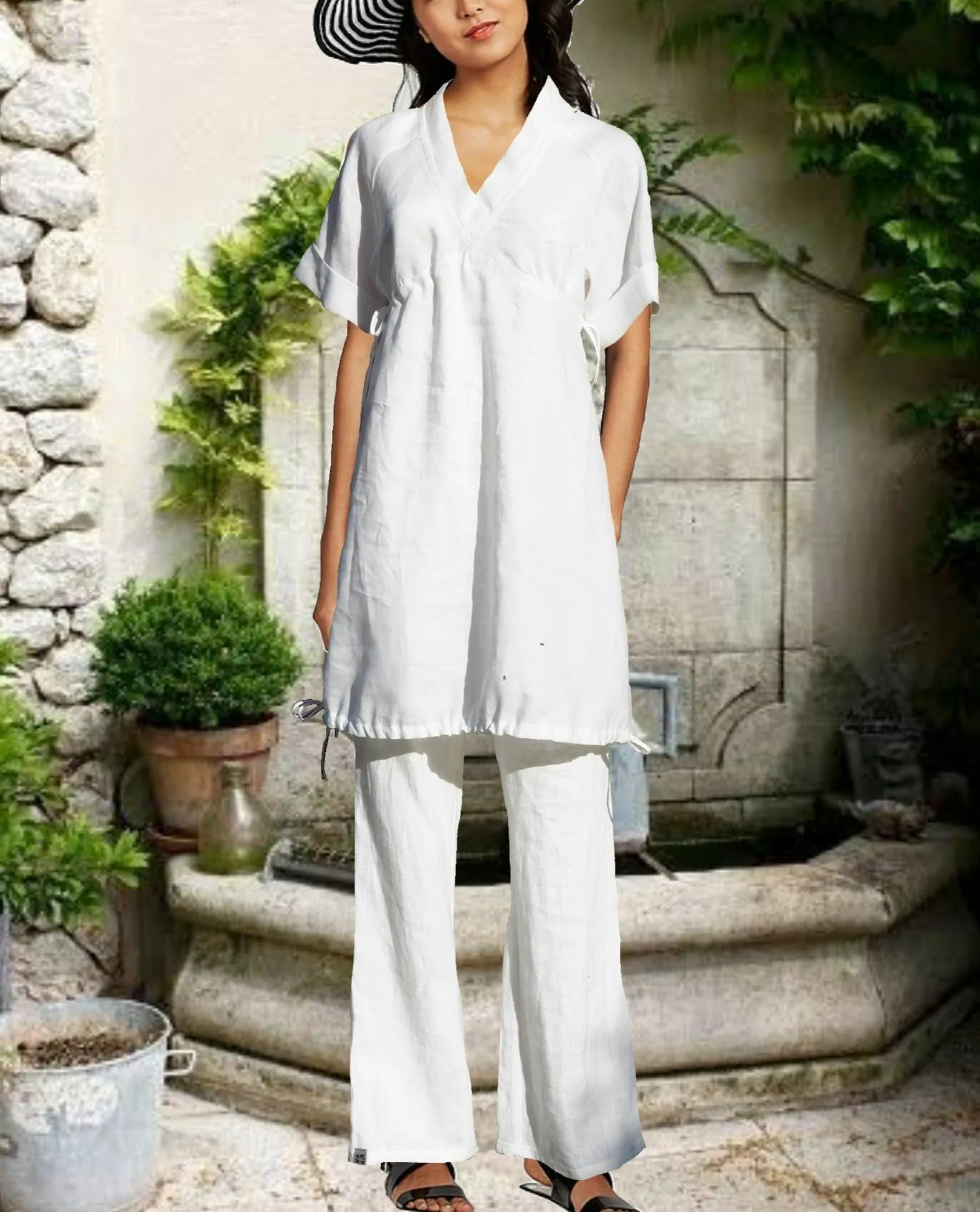 linnen kimono tuniek / linen kimono tunic
