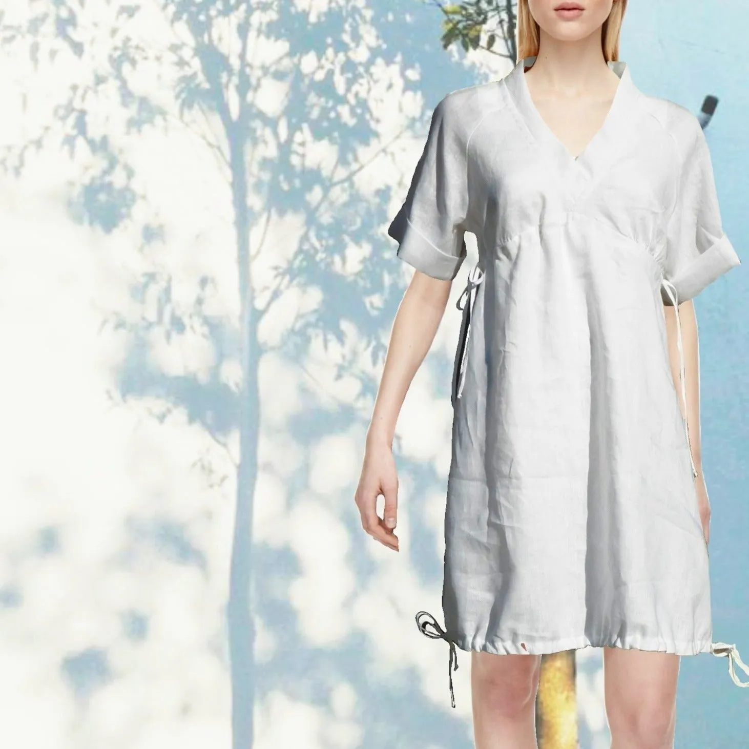 linnen kimono tuniek / linen kimono tunic