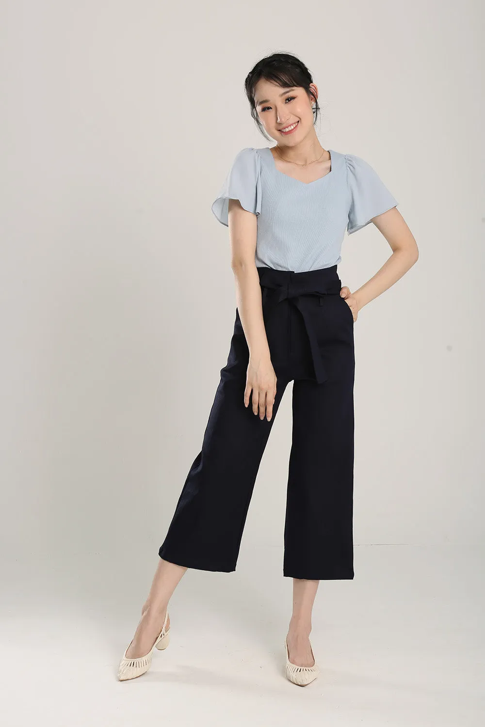 Lithany Denim Pants in Dark Wash