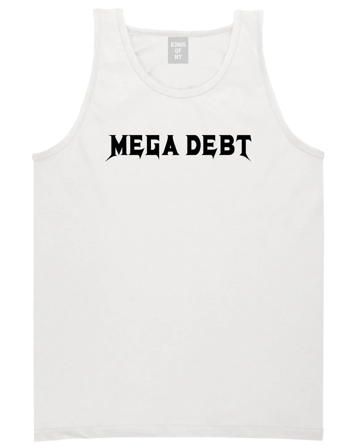 Mega Debt Funny Financial Mens Tank Top T-Shirt