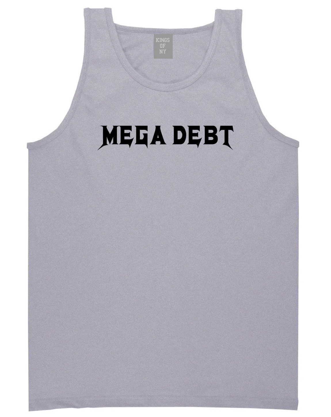 Mega Debt Funny Financial Mens Tank Top T-Shirt