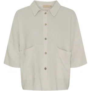 Minna Linen Blend Shirt Sand