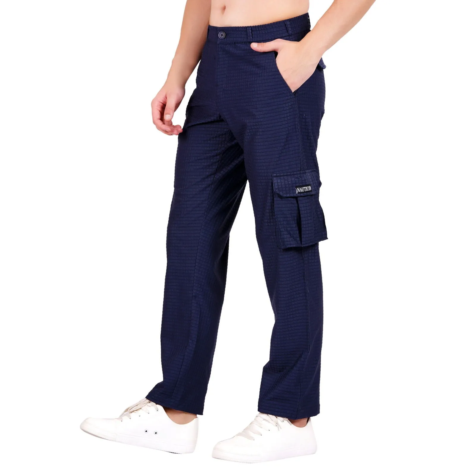 Nauticon Cargo Pant for Men Navy Blue