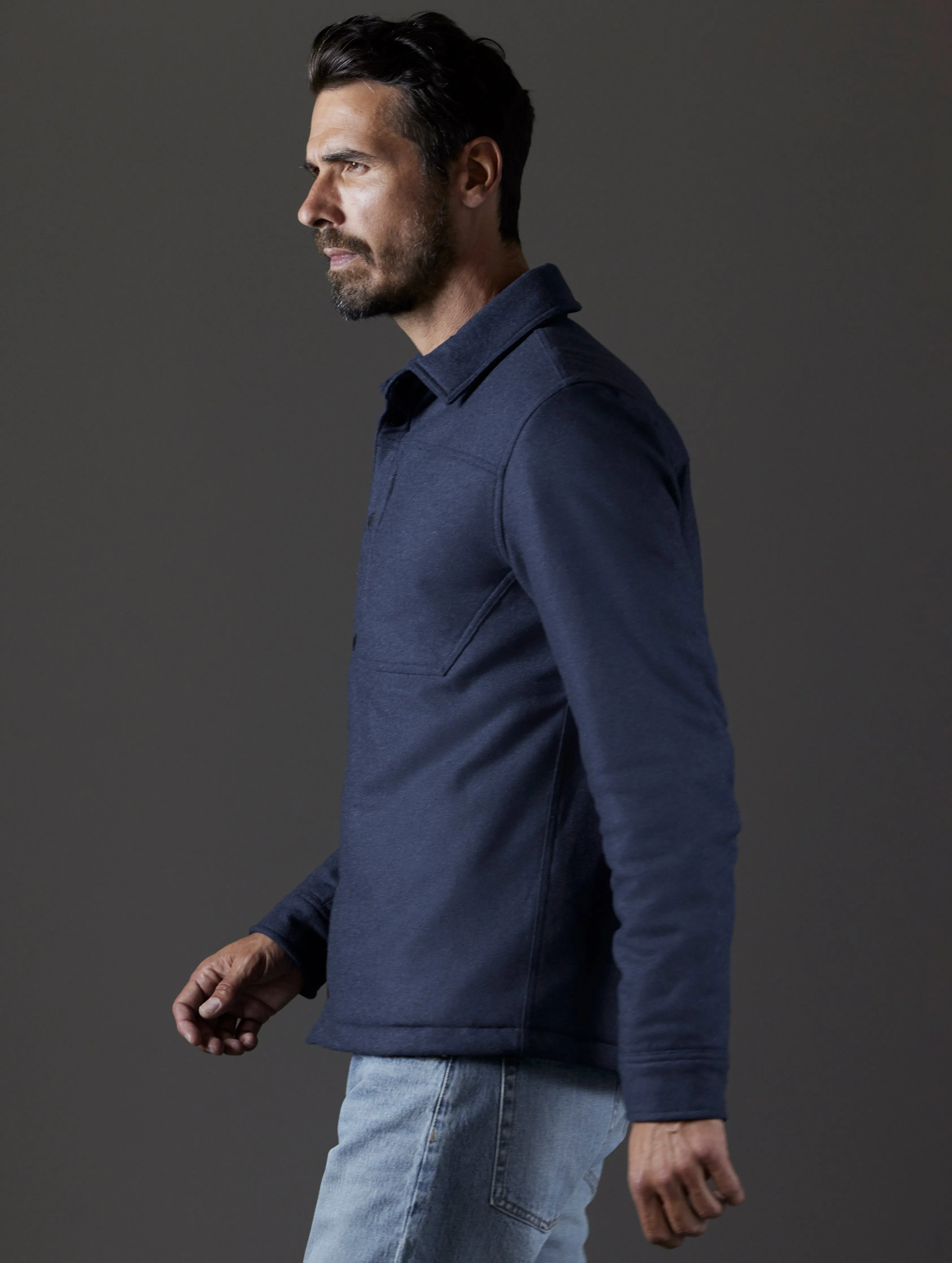 Nova Insulated Button-Down - Total Eclipse Heather