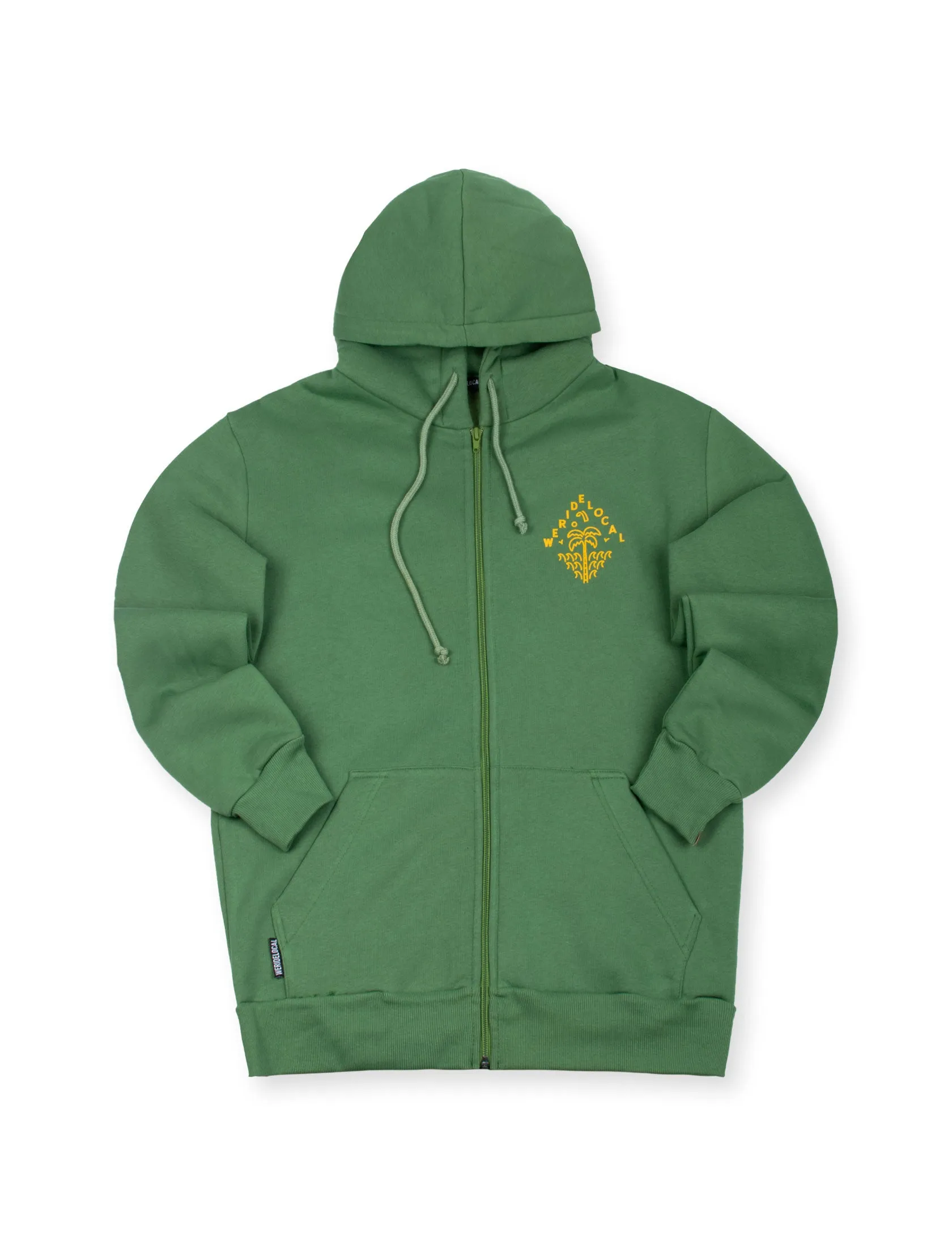 ORIGINS PINE GREEN ZIPPED HOODIE | SS '20
