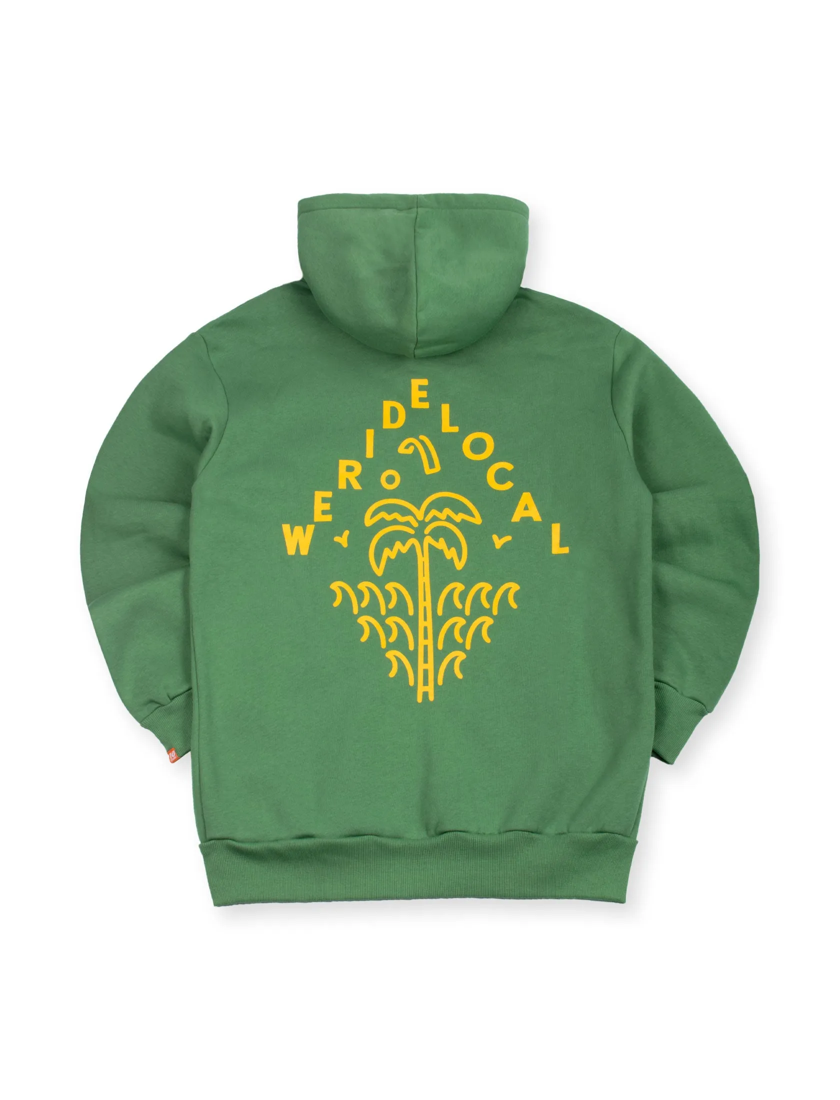 ORIGINS PINE GREEN ZIPPED HOODIE | SS '20