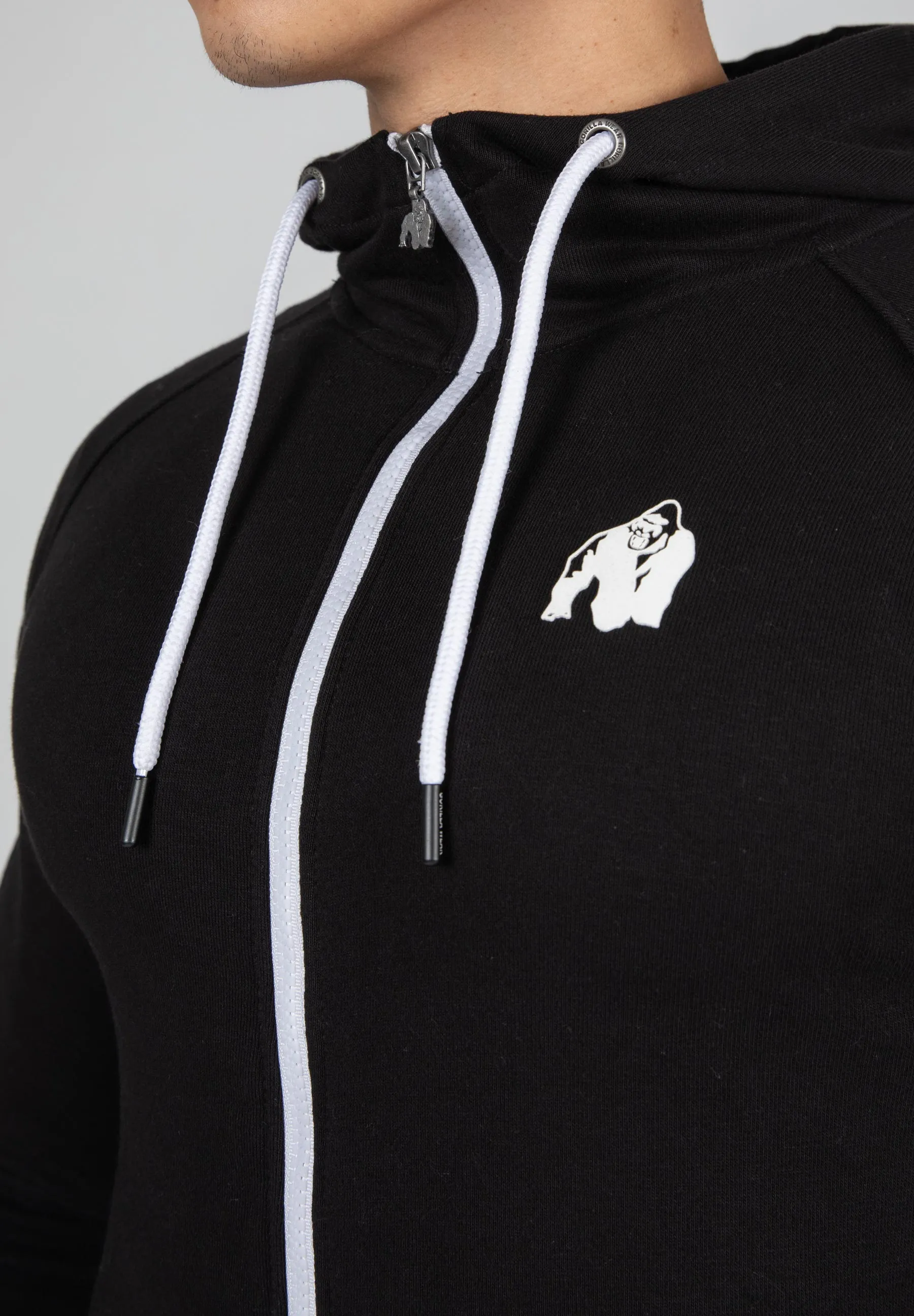 Payette Zipped Hoodie - Black