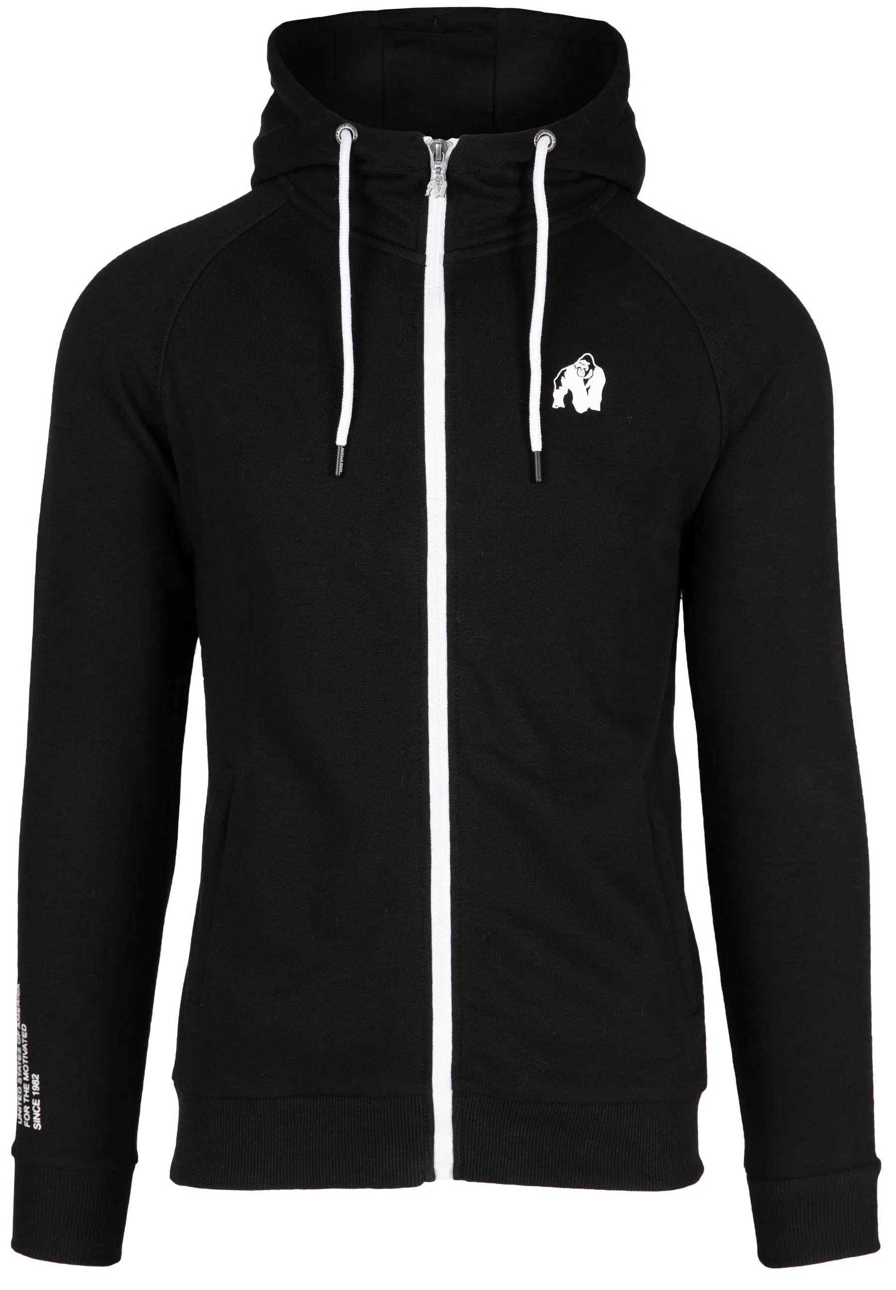 Payette Zipped Hoodie - Black