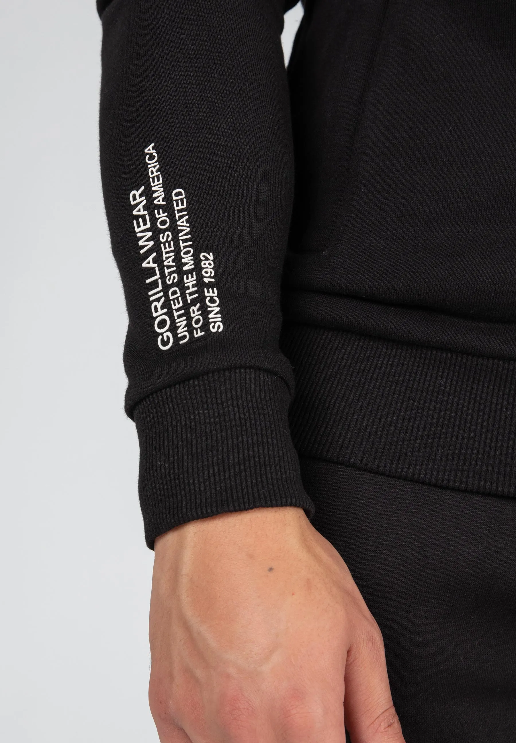 Payette Zipped Hoodie - Black