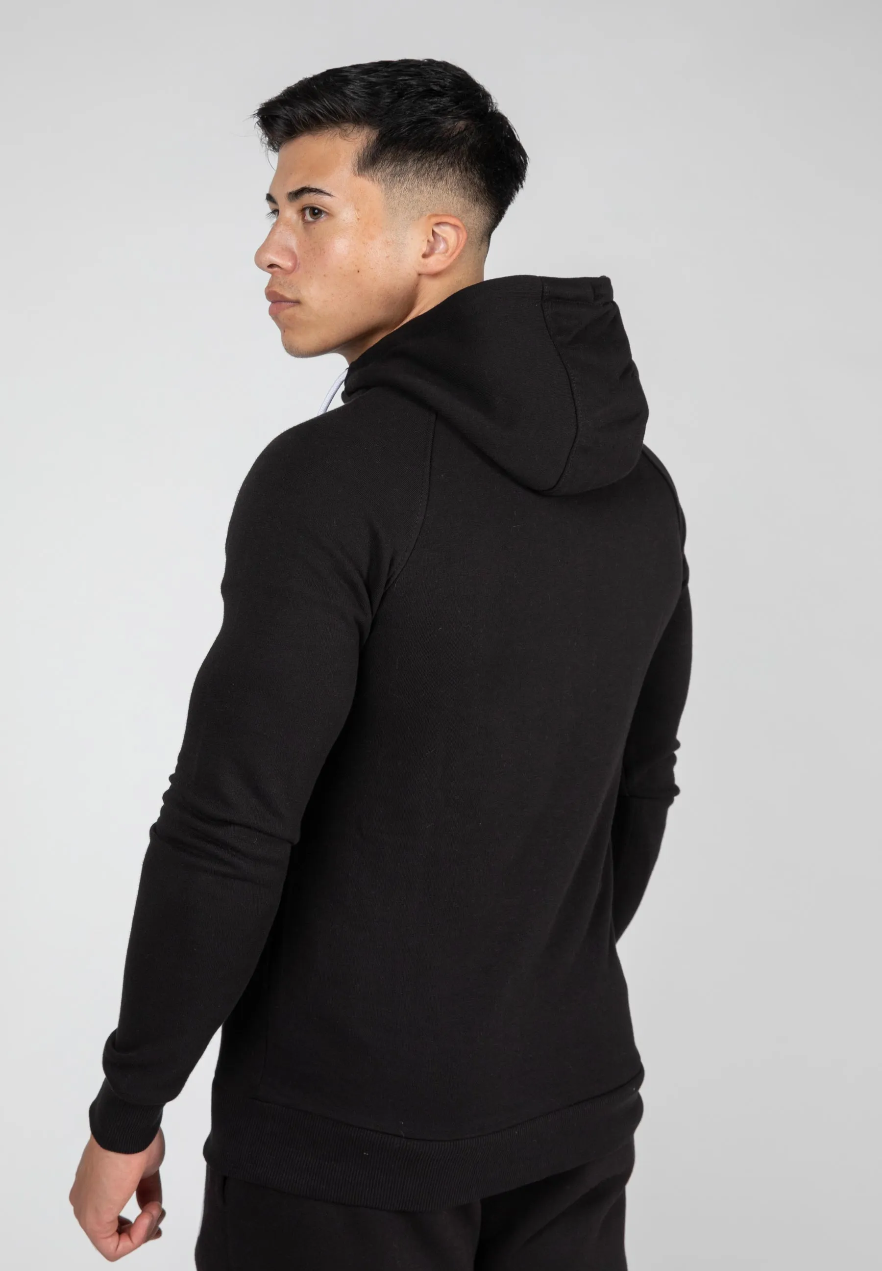 Payette Zipped Hoodie - Black