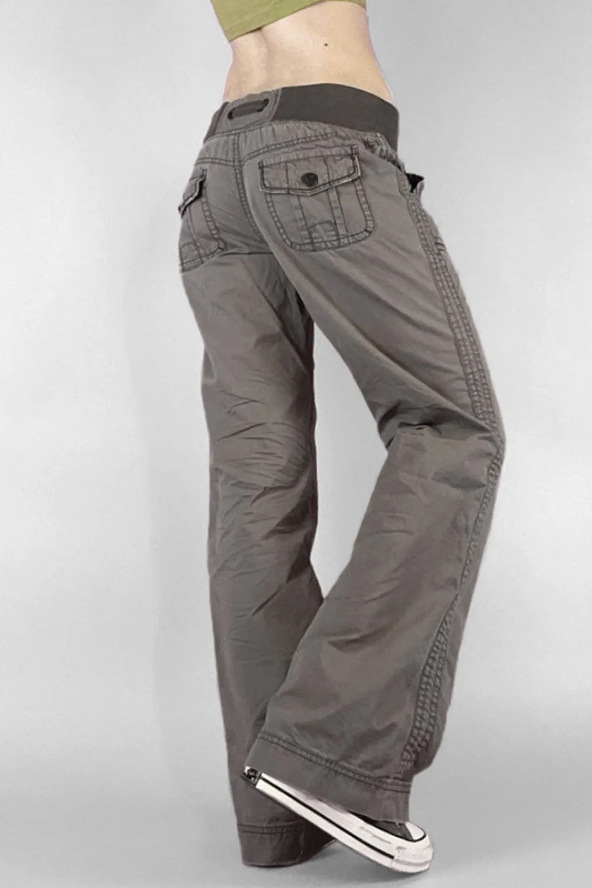 Pocket Lace Up Cargo Pants