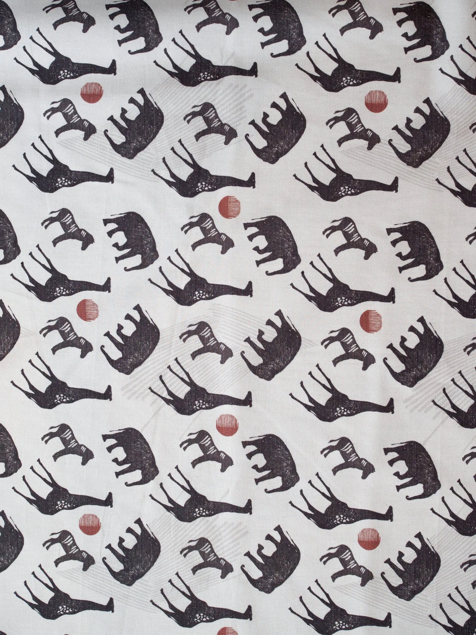Printed Cotton - Safari Beige