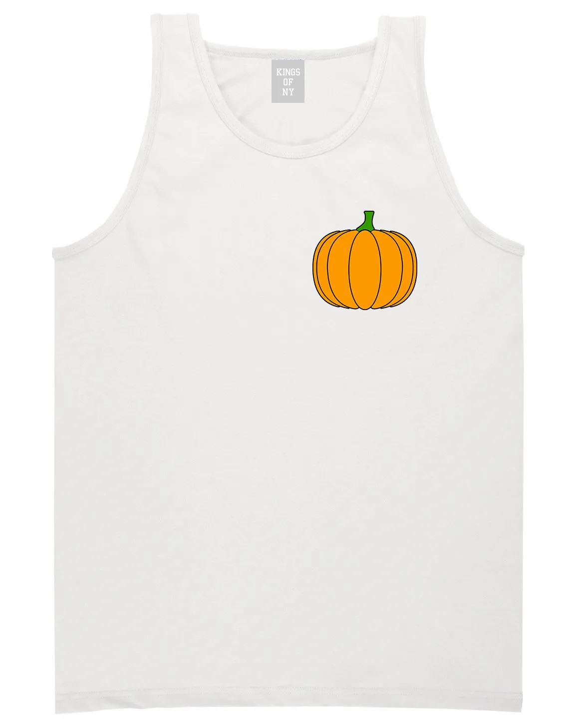 Pumpkin Fall Chest Mens Tank Top T-Shirt