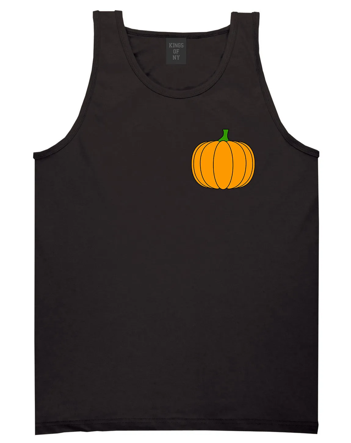 Pumpkin Fall Chest Mens Tank Top T-Shirt