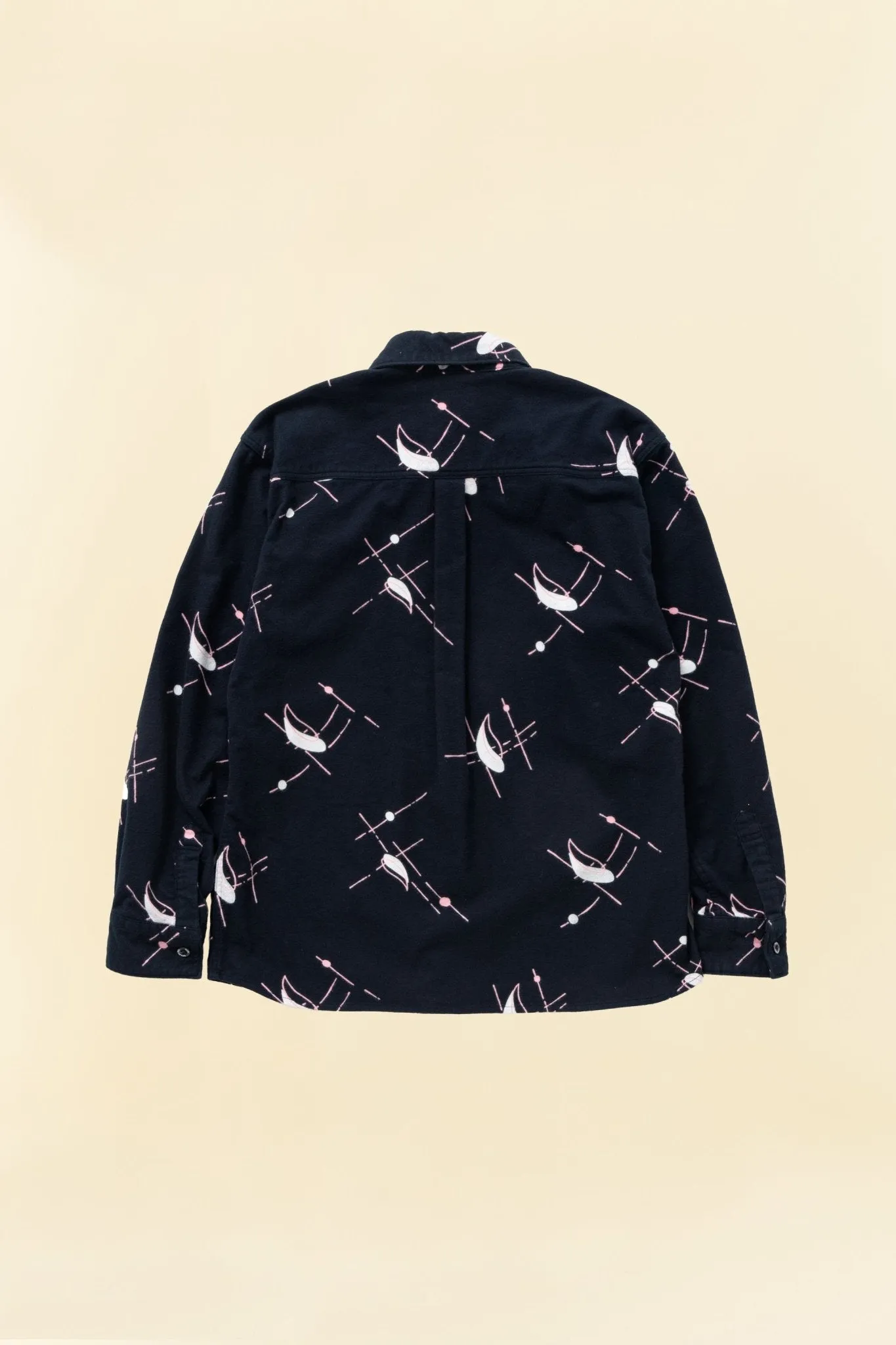 Rats Atomic Print Flannel Blond Shirt