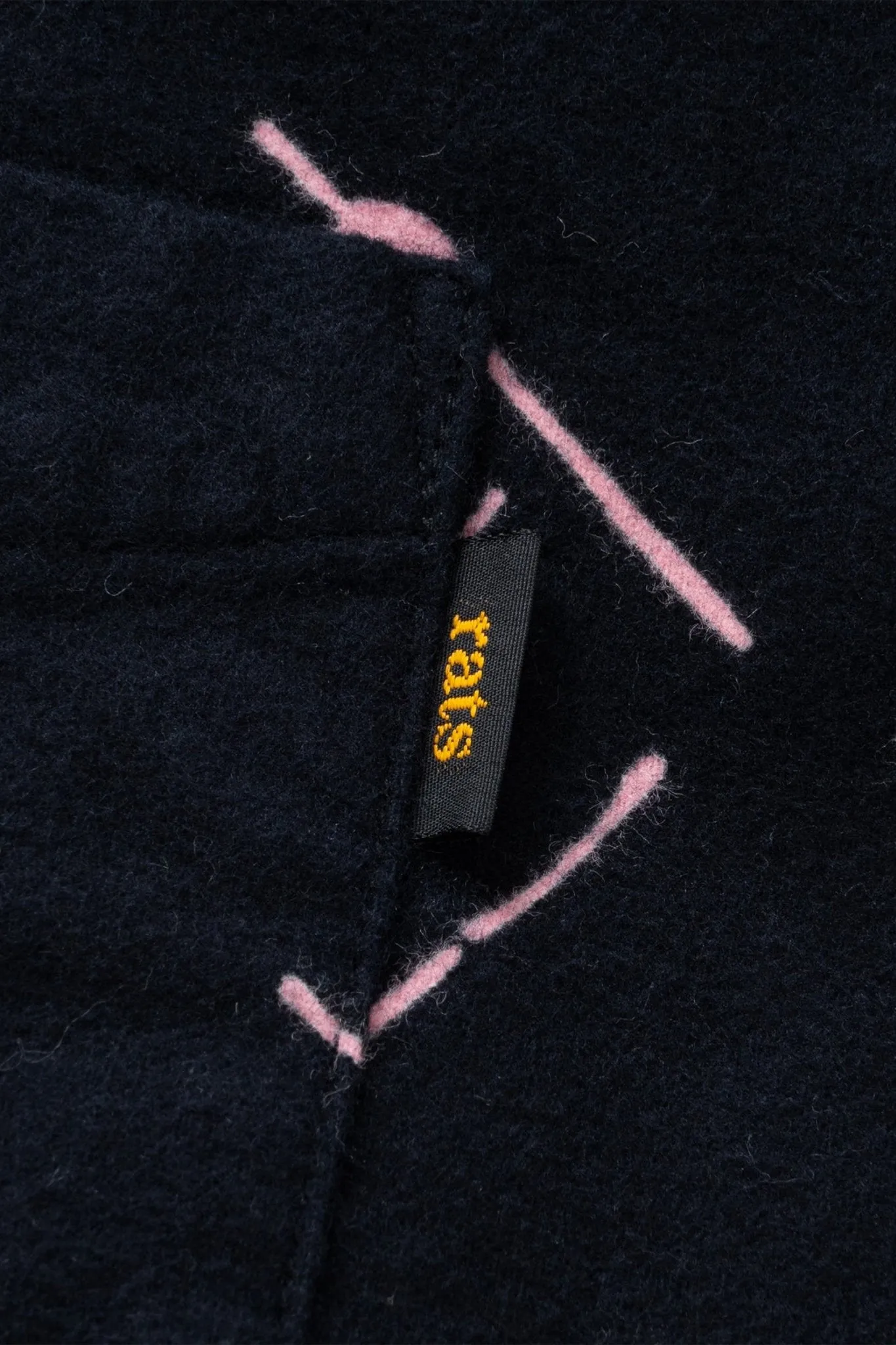 Rats Atomic Print Flannel Blond Shirt