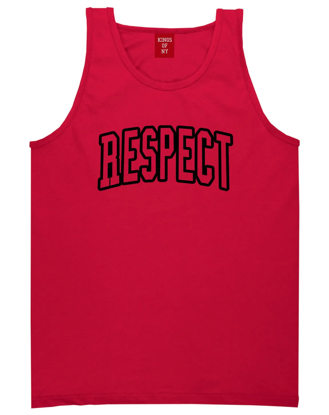 Respect Outline Mens Tank Top T-Shirt