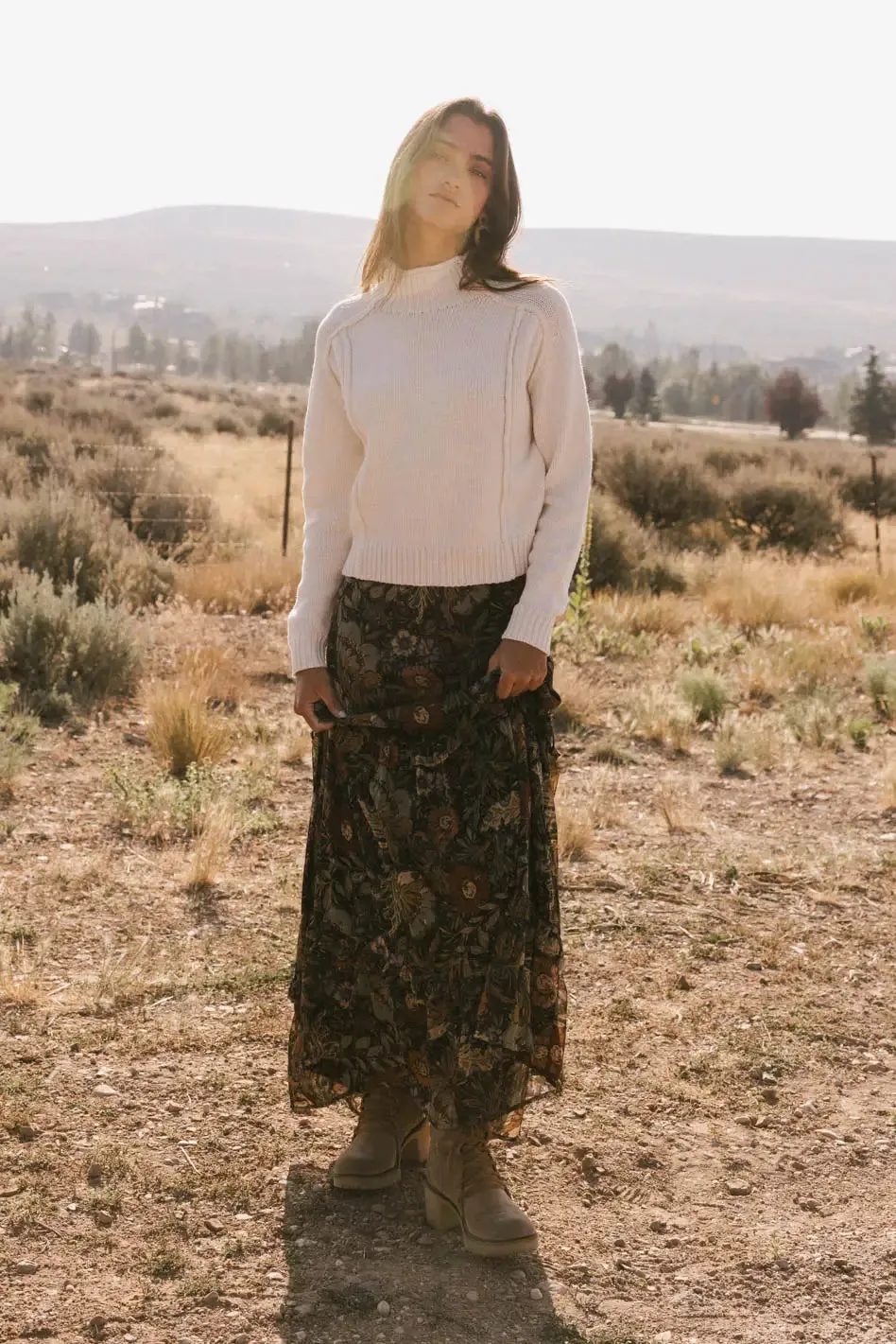 Selah Floral Maxi Skirt - FINAL SALE