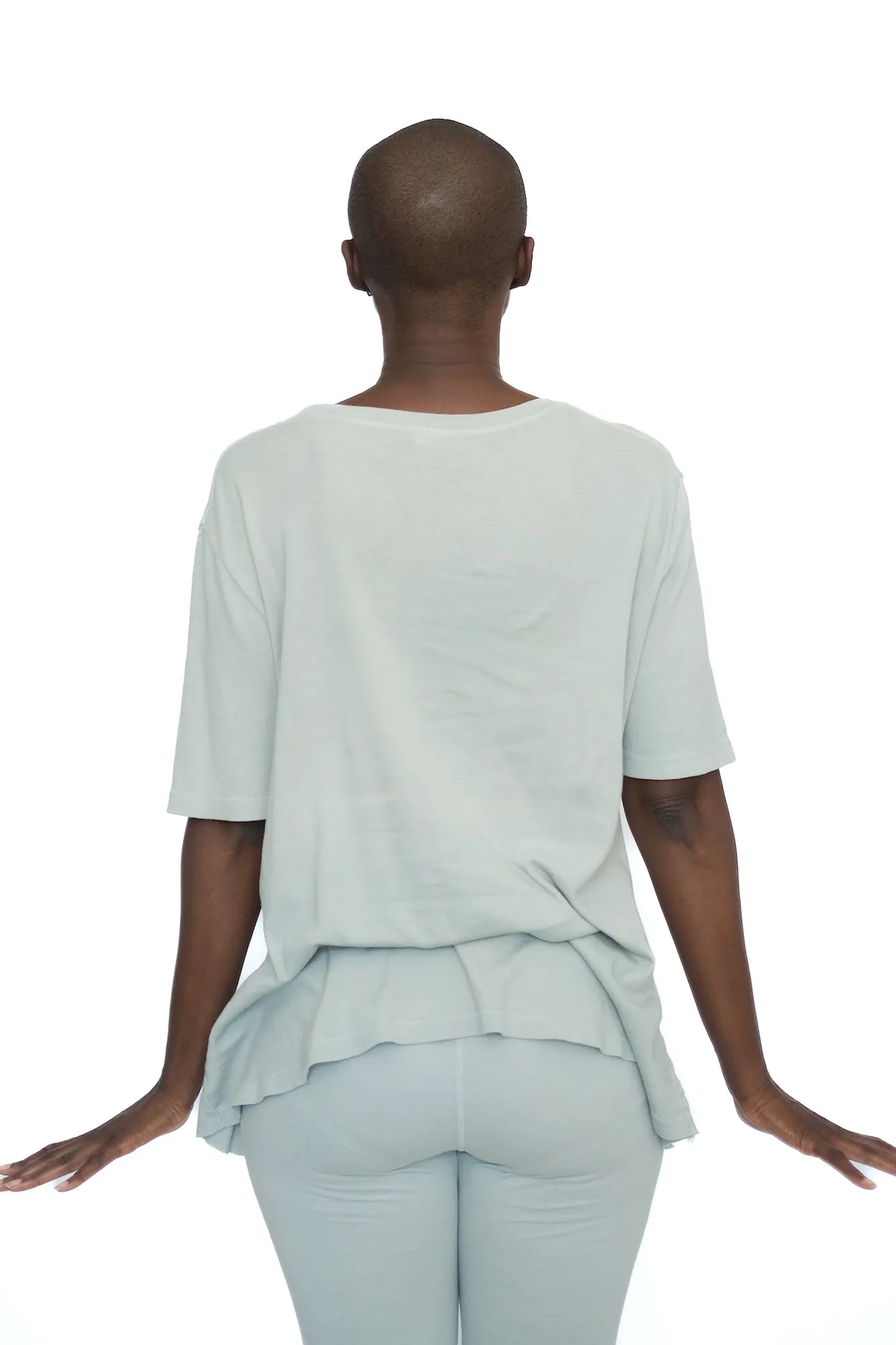 V-Neck T-Shirt, Sea Foam