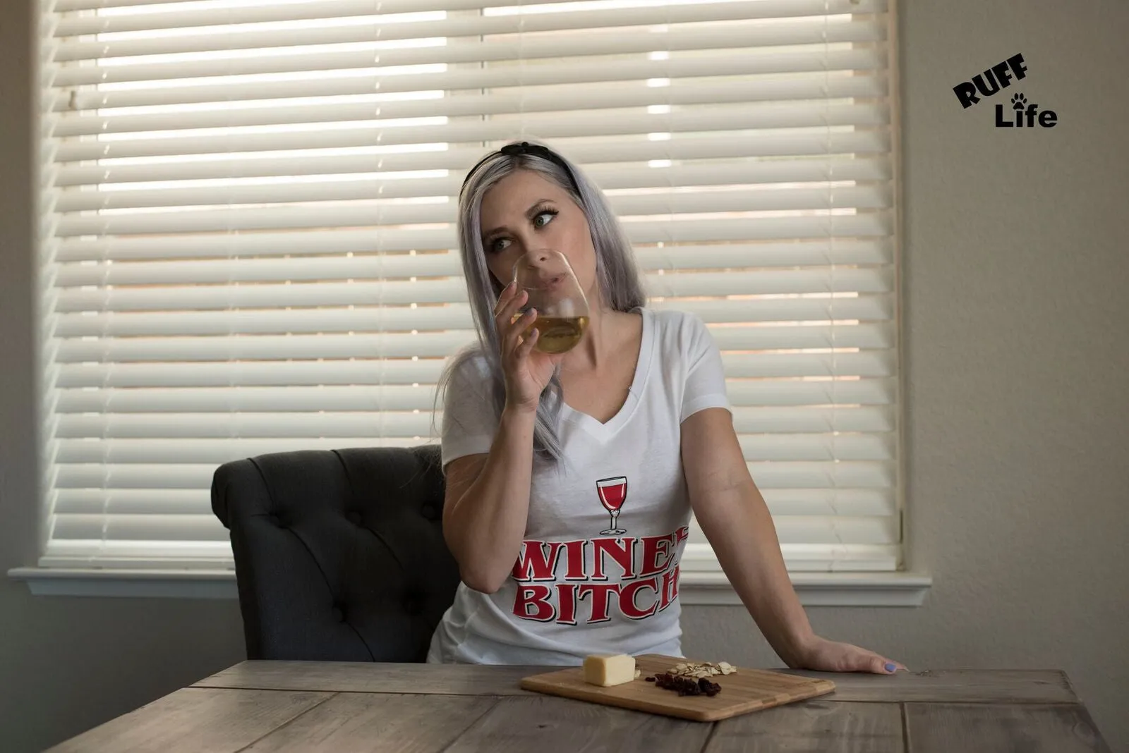 Winey V-Neck
