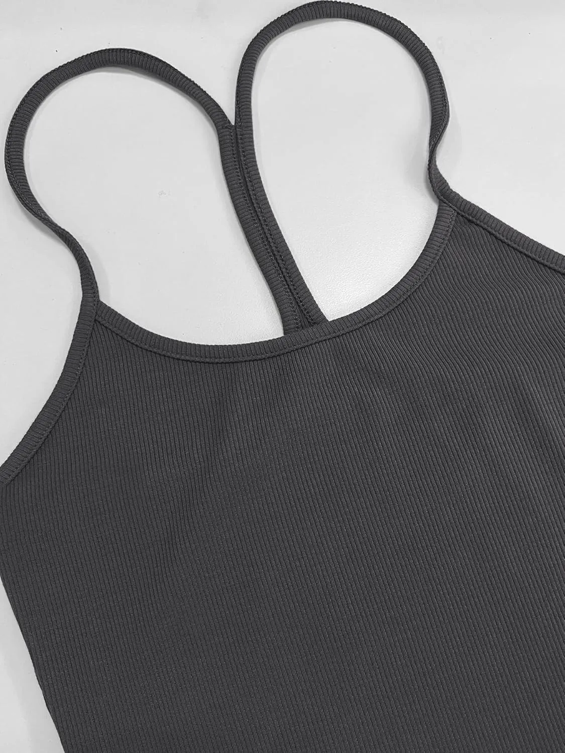 Women Workout Tops Racerback Tank Tops Basic Cute Summer 2025 Camisole Crew Neck Going Out Slim Fit Shirts