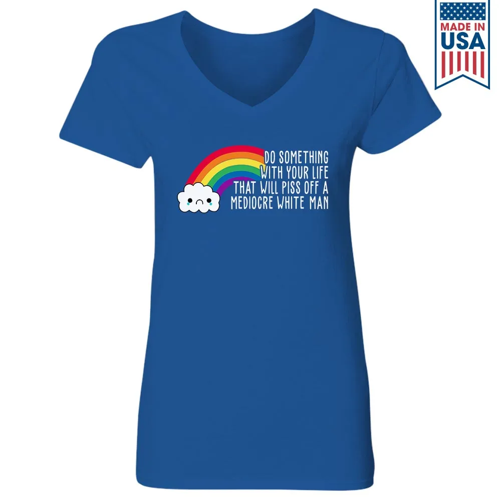 Women's V-neck T-shirt TSVB496