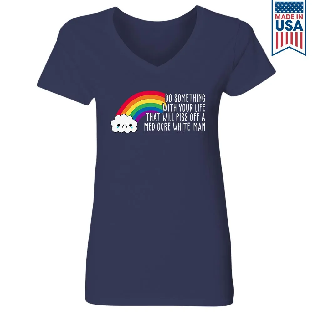 Women's V-neck T-shirt TSVB496
