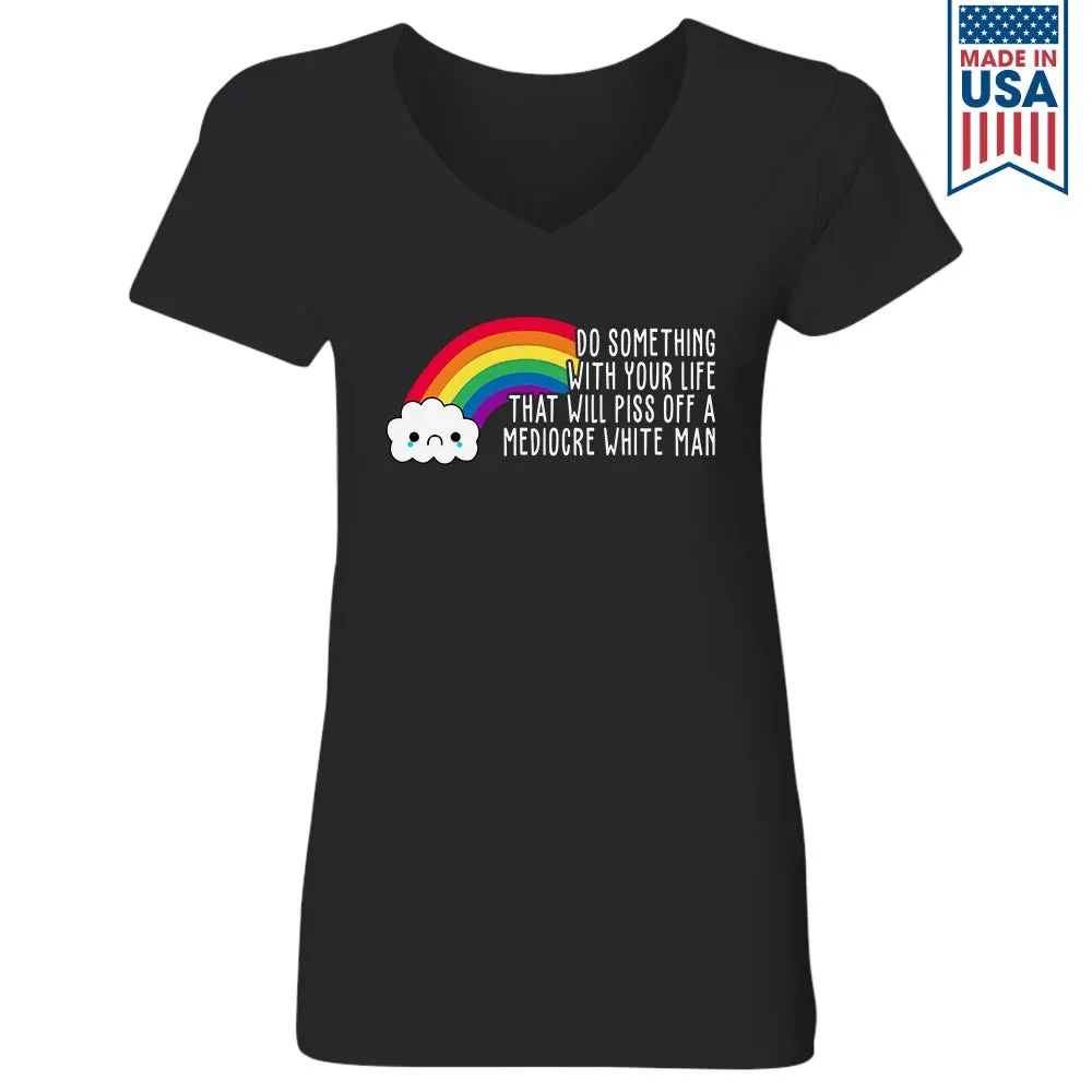 Women's V-neck T-shirt TSVB496