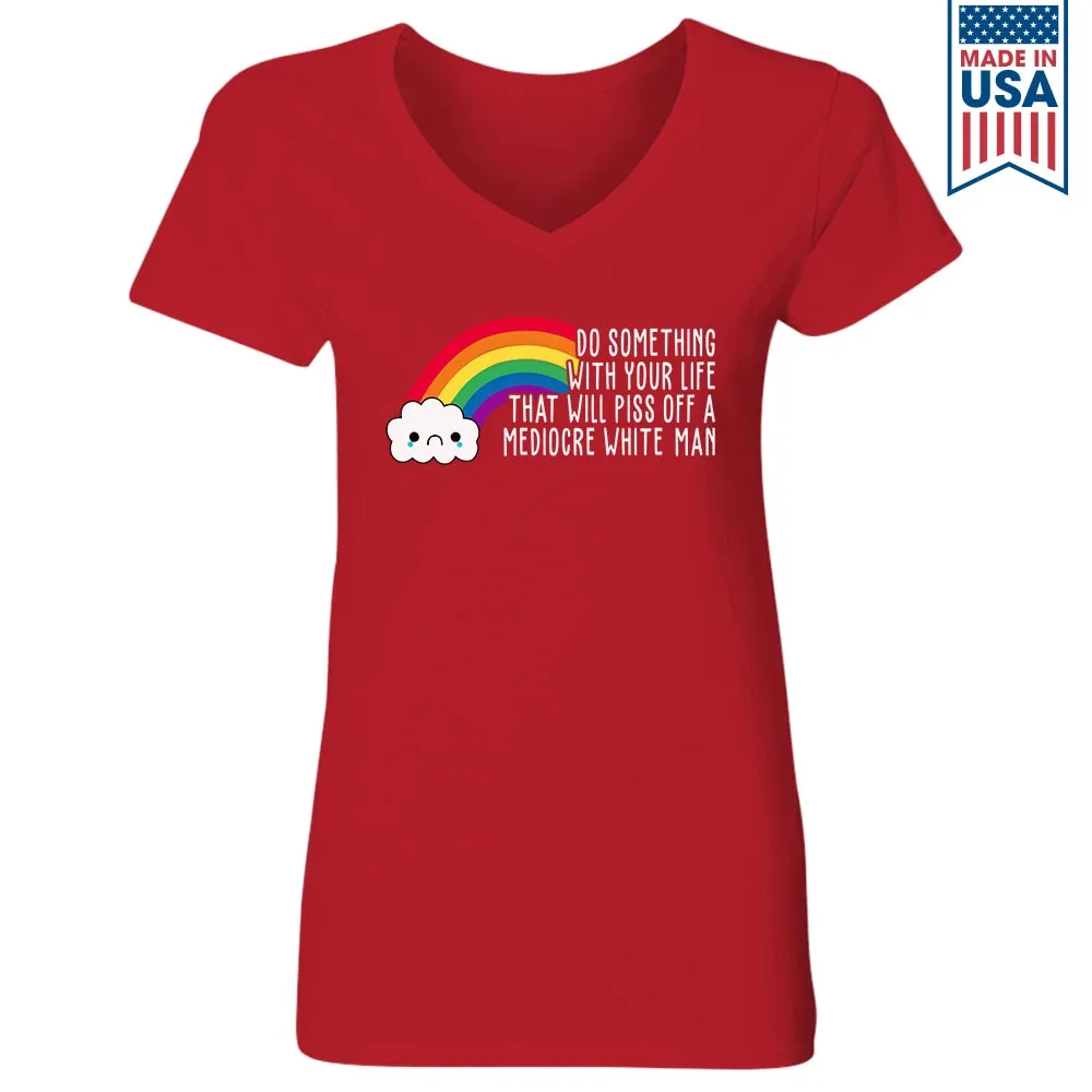 Women's V-neck T-shirt TSVB496