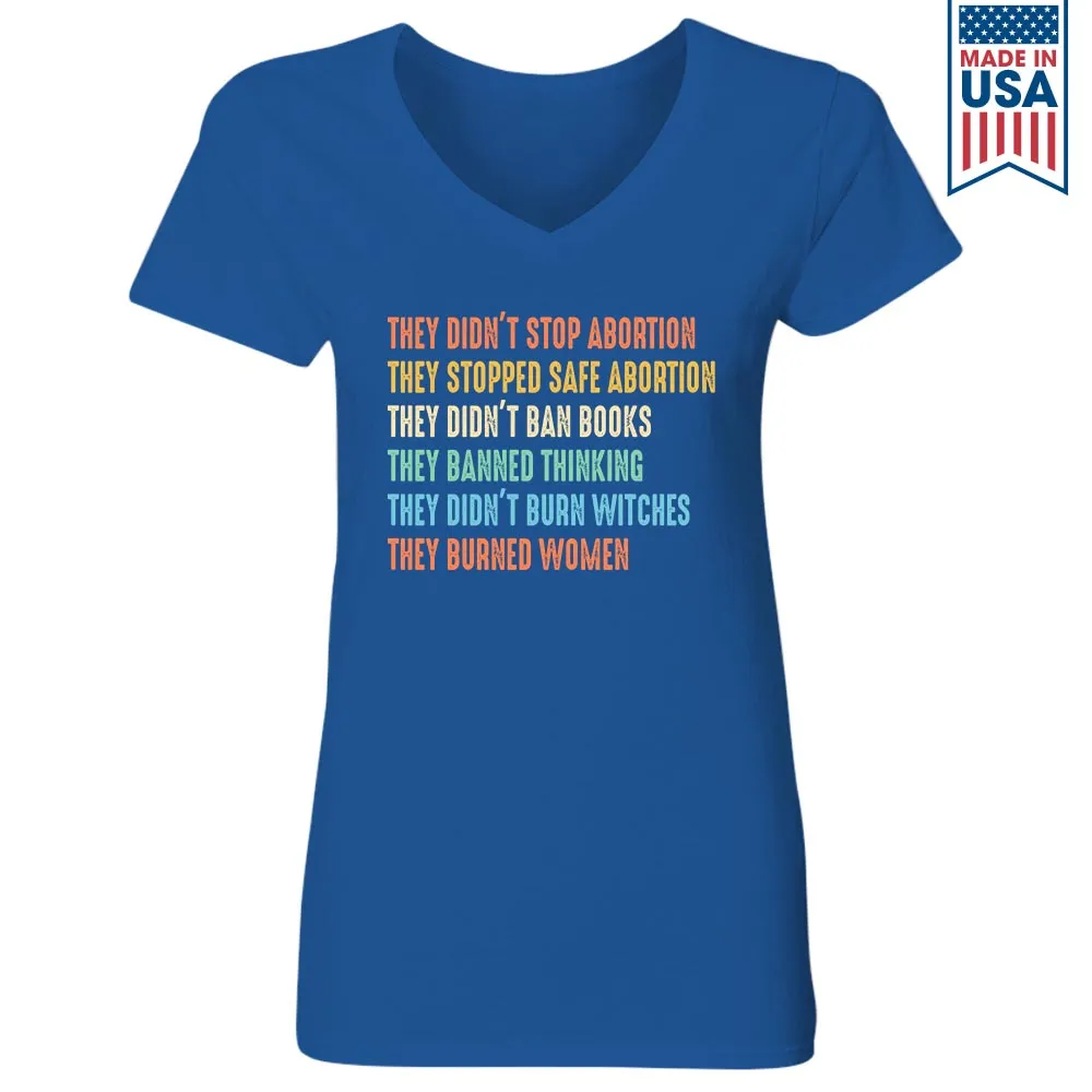 Women's V-neck T-shirt TSVB652