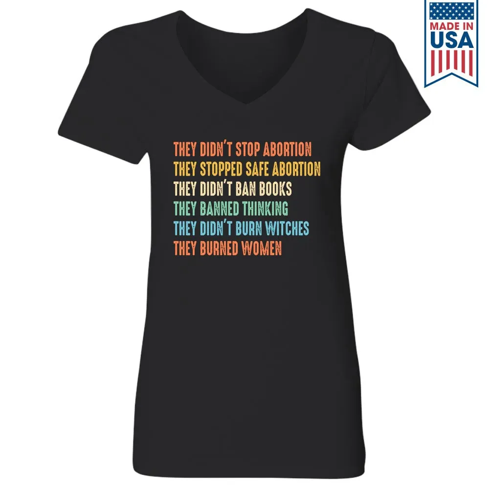 Women's V-neck T-shirt TSVB652