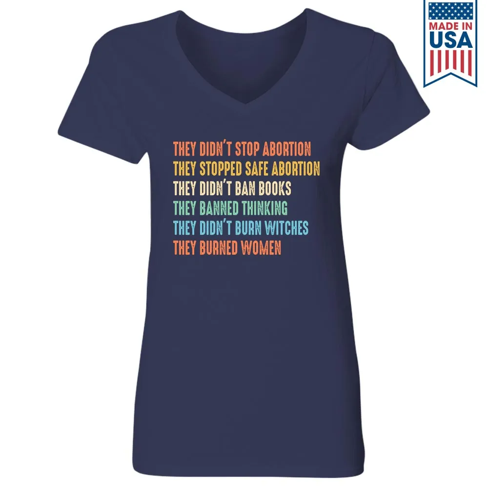 Women's V-neck T-shirt TSVB652