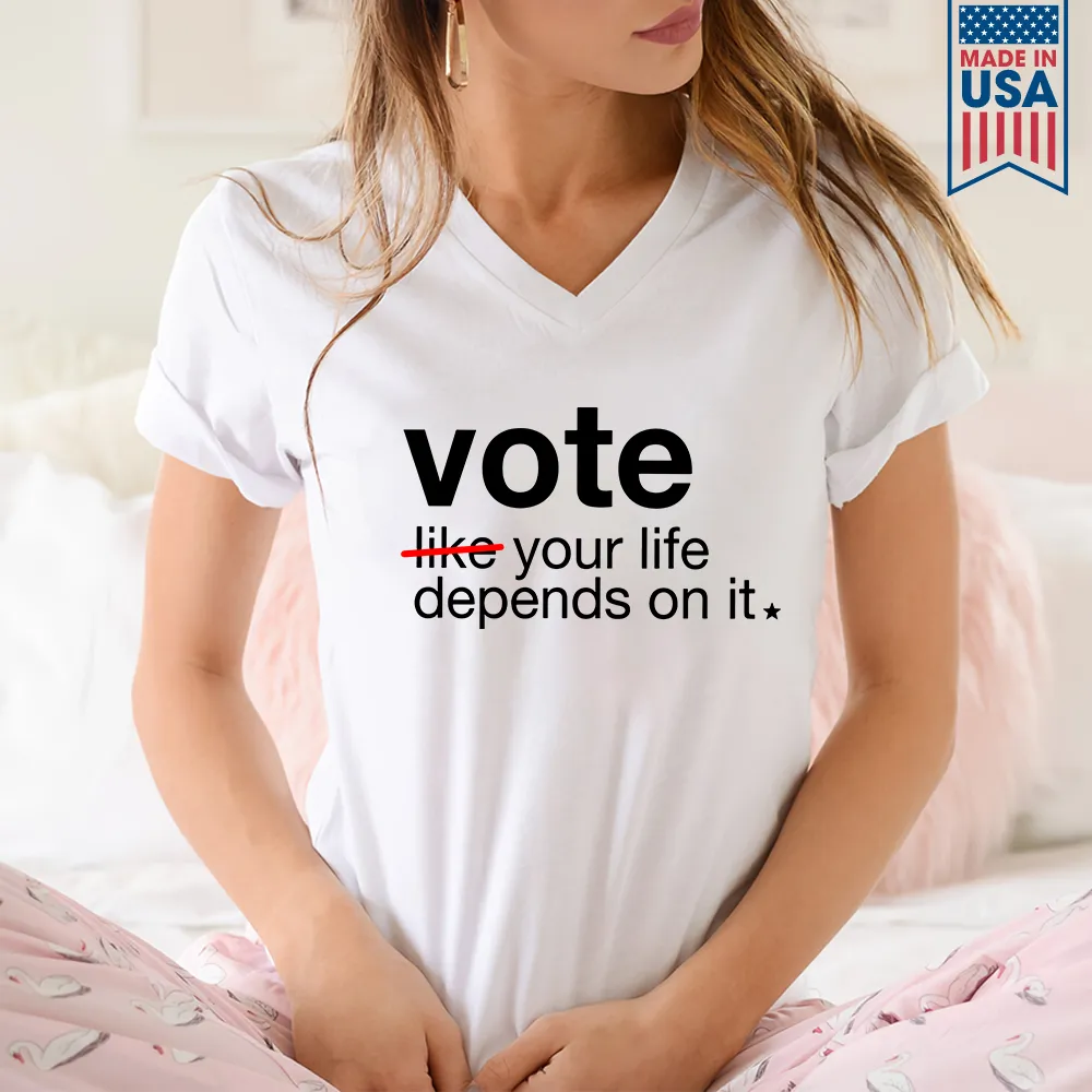 Women's V-neck T-shirt TSVW423