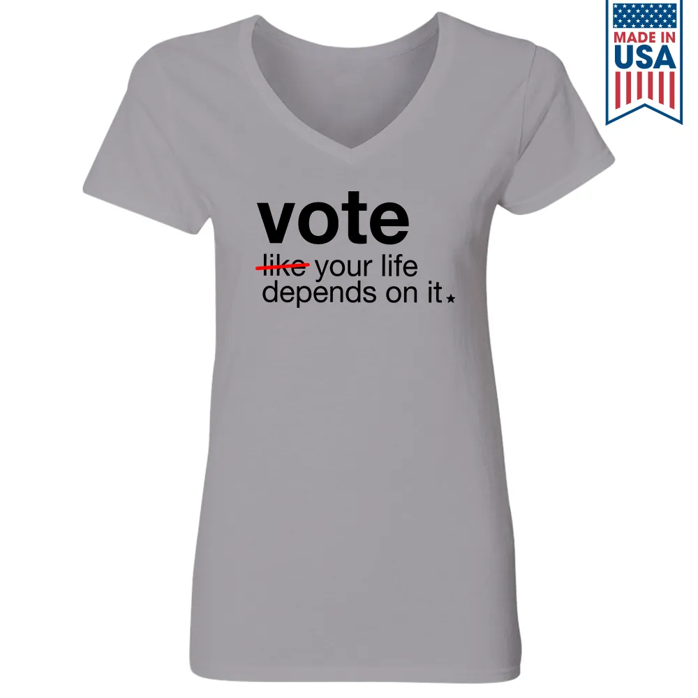 Women's V-neck T-shirt TSVW423