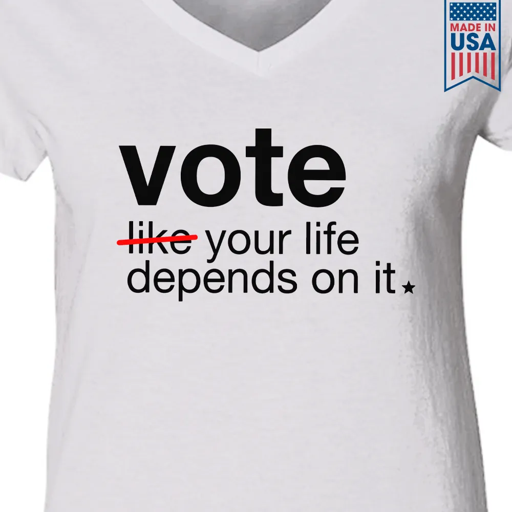 Women's V-neck T-shirt TSVW423