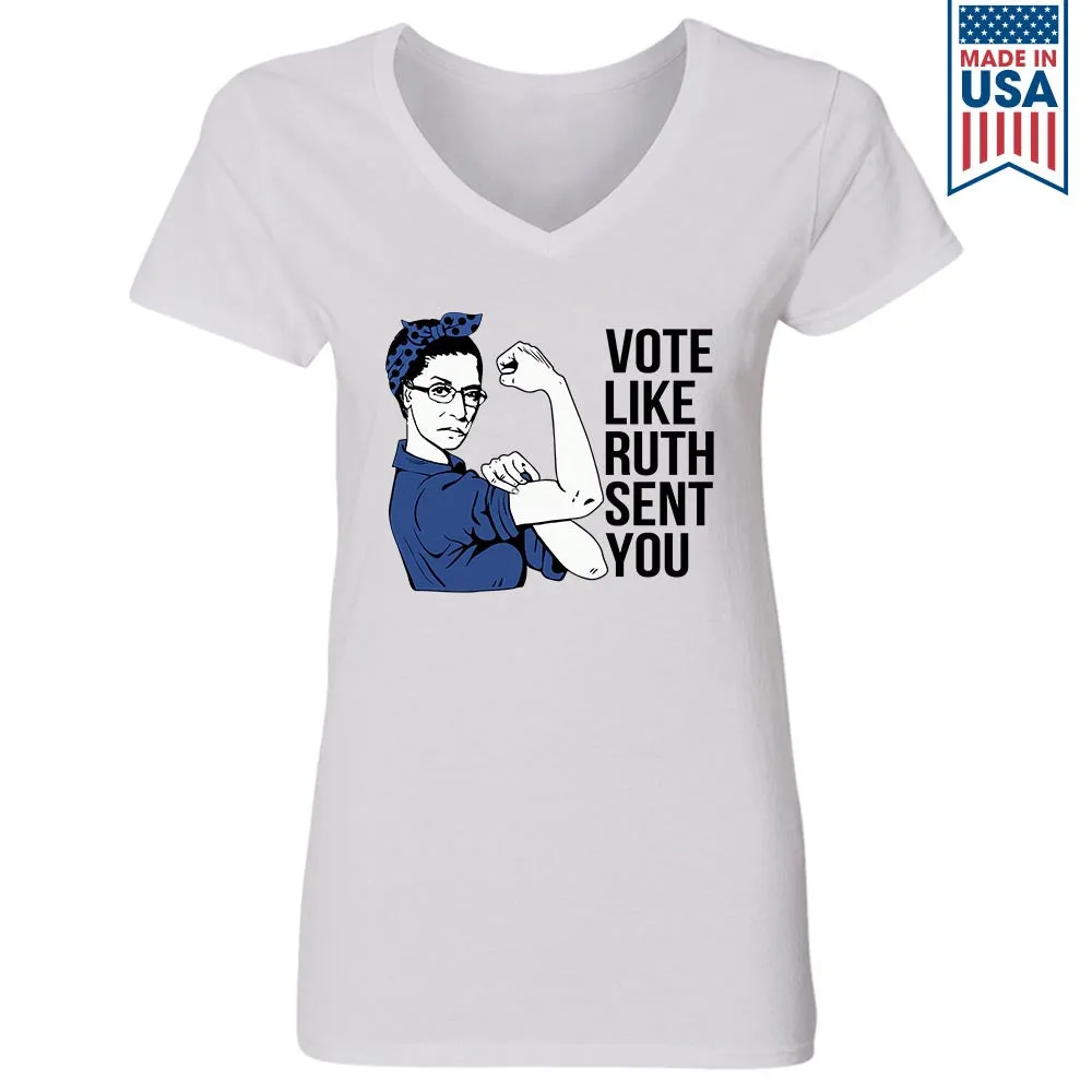 Women's V-neck T-shirt TSVW473