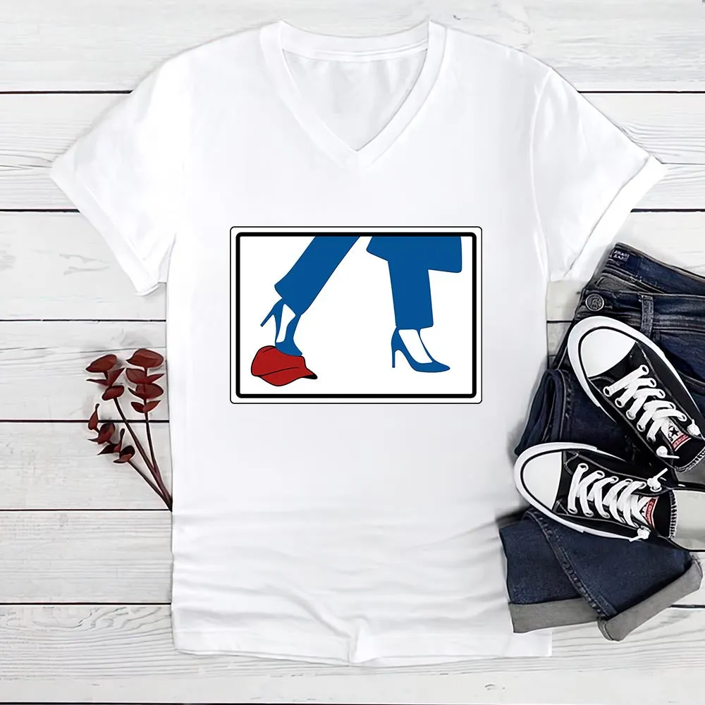Women's V-neck T-shirt TSVW681