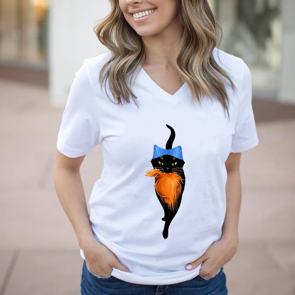 Women's V-neck T-shirt TSVW697